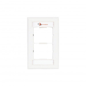 Ct4fp02 Siemon Placa De Pared CT Para Dos Acoplad