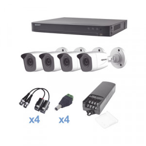 EPCOM KEVTX8T4BW KIT TurboHD 1080p / DVR 4 Canales / 4 Camar