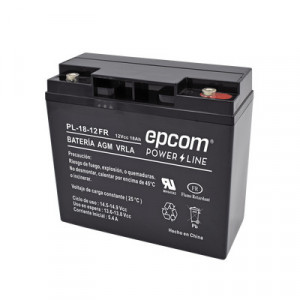 EPCOM POWERLINE PL1812FR Bateria de Respaldo para equipo ele