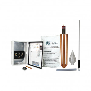 Kda01 Total Ground Kit De Pararrayo Con Punta Con