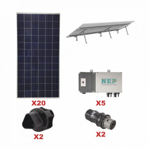 Kit10bdm600lv127 Epcom Kit Solar Para Interconexio