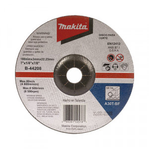 MAKITA B44208 Disco de corte para metal de 7"