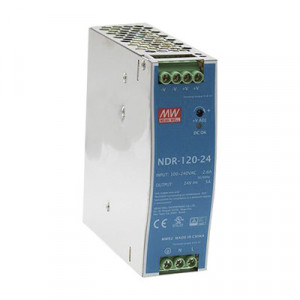MEANWELL NDR12024 Fuente de poder industrial de 120 W salida