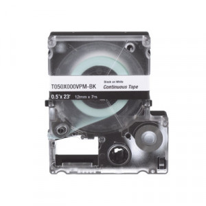 PANDUIT T038X000VPMBK Casete de Etiquetas de Vinilo de Cinta