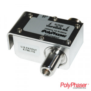POLYPHASER VHF50HNMA Protector Coaxial RD de Banda Ancha par