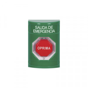STI SS2109EXES Boton de Salida de Emergencia Texto en Espan