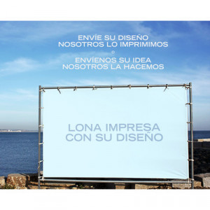 Syscom LONM2 Metro Cuadrado de Lona Impresa / Diseno Especia