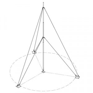 SYSCOM TOWERS KITSLM15 Kit con Mastil Telescopico de 15 m co