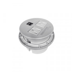 THORSMAN TMCE2USB2N Multicontactos / USB empotrable color bl
