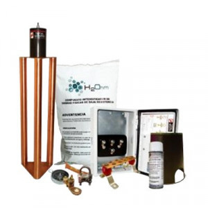 TOTAL GROUND KITMASTER400K Kit de Tierra Fisica Con Electrod
