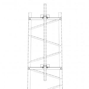 Trytfm5 Trylon Brazo Para Seccion 5 Torre Titan C