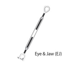 12tbej Rohn Tensor De 1/2 X 12 Ojo - Quijada accesorios para