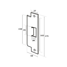 Abl4610 Abloy Contra Para Cerradura Abloy ABLEL410 accesor