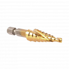 D40179 Makita Broca Escalonada Espiral De Hss-ti 4-12 Mm Zan