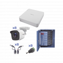 Kestxlt8bw Epcom KIT TurboHD 720p / Incluye DVR 8 Ch / 8 Cam