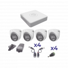 Kh1080pl4ec Hikvision KIT COLORVU TURBOHD 1080pLite / DVR 4
