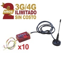 Kit10mini014g M2m Services KIt De 10 Comunicadores De Alarma