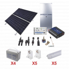 Pvfridgelight5 Epcom Powerline Kit De Energia Solar Para Ref