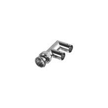 Rfb17303 Rf Industriesltd Adaptador Triple En F Para 75 Ohm