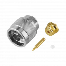 Rfn10051sr1 Rf Industriesltd Conector N Macho Soldable Dir