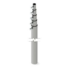 Slm15 Syscom Towers Mastil Telescopico De 15 M 49.2 Ft Com