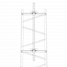 Trytfm7 Trylon Brazo Para Seccion 7 Torre Titan Con Herraje