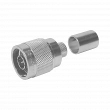 Ttcon531 Epcom Titanium Conector N Macho Para 75 Ohm De Anil