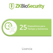 Zkbsta25 Zkteco Licencia Para ZKBiosecurity Permite Gestiona