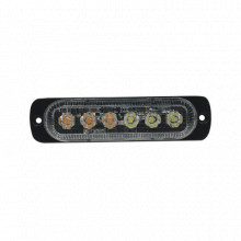 1020adaw Ecco Luz Direccional Con 6 LEDS Color Ambar/claro