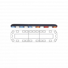 2132268cm Code 3 Torreta 47 Serie 21 Con 17 Modulos Con 72 L
