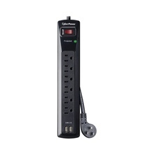 Csp604u Cyberpower Multicontacto Con Supresor De Picos Volt