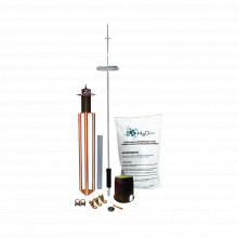 Kitdipolot Total Ground Kit De Pararrayo Para Torre O Poste