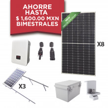 Kitepcom3k450 Syscom Kit Solar Para Interconexion De 3 KW De