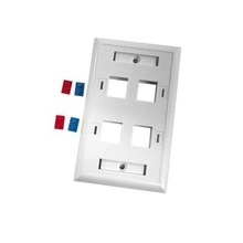 Lpfp24 Linkedpro Placa De Pared De 4 Puertos Keystone Con