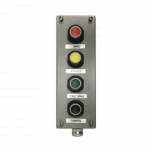 Pbs4 Federal Signal Industrial Botonera Cuadruple De Uso Rud