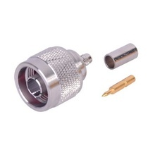 Rfn1005amp Rf Industriesltd Conector N Macho De Anillo Pleg