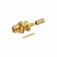 Rsa32521b Rf Industriesltd Conector SMA Hembra Para Chasis