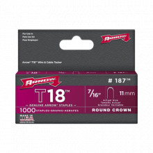 T18716 ARROW Grapas para Cables tipo U 7/16 11 mm. Herra