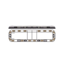 Vtg60a16 Ecco Torreta ambar De 60 Vantage 16 LED 2 Luces D