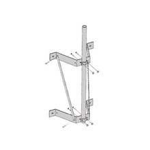 Wm212 Rohn Montaje Doble De Pared Con Mastil De 2-3/8 X 0.15