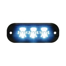 Xtp3b Code 3 Luz Perimetral De 3 LEDS Color Azul azul