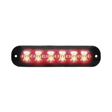 Xtp6rr Code 3 Luz Auxiliar Con 6 LEDS Color Rojo rojo