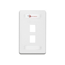 10gmxfps0202 Siemon Placa De Pared Modular 10G MAX De 2 Sali