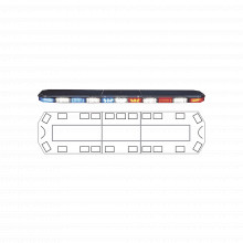 2132270c Code 3 Torreta 47 Serie 21 Con 132 LEDs Frente Ro