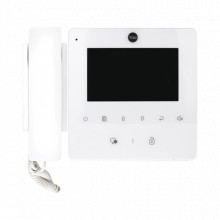 83209 Assa Abloy Monitor Con Telefono Blanco YDV4702 Para Tv