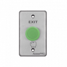 APBHVC Accesspro Boton Tipo Hongo Color Verde / NO NC COM