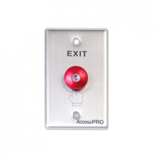 Apbrrl Accesspro Boton Redondo Color Rojo Con LED botones de