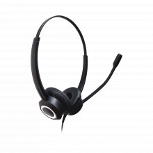 Guv3000 Grandstream Audifonos HD USB Con Microfono Con Cance