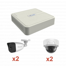 Kip2mp2b2d Hilook By Hikvision KIT IP 1080p / NVR De 4 Canal