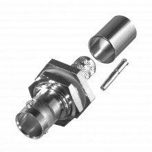 Rfb1717q Rf Industriesltd Conector BNC Hembra Para Chasis E
